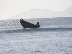 China Beach Fishing by Heather Shaw 